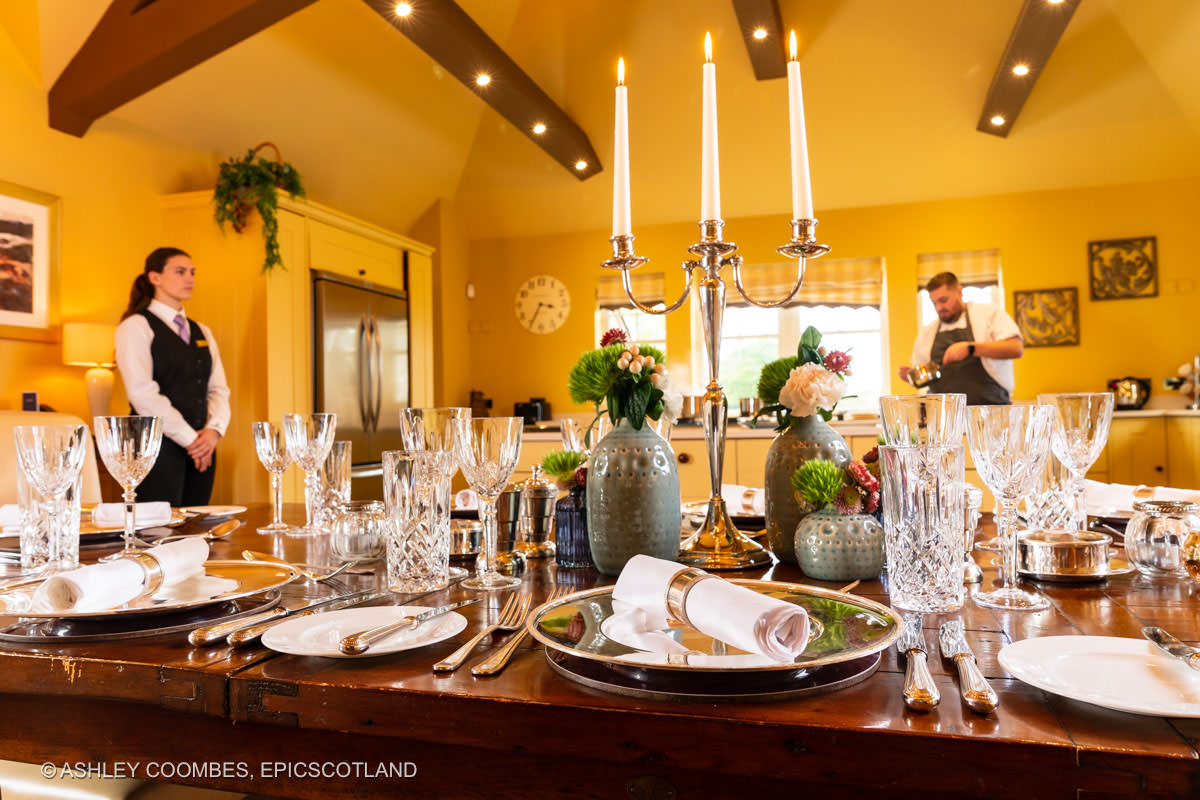 Private Dining in Archerfield Lodge